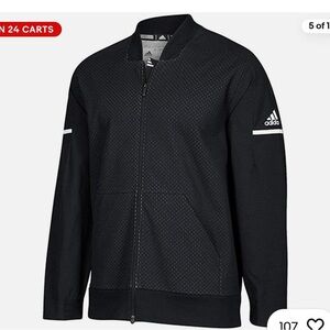 Adidas Men's Black Lightweight Jacket
